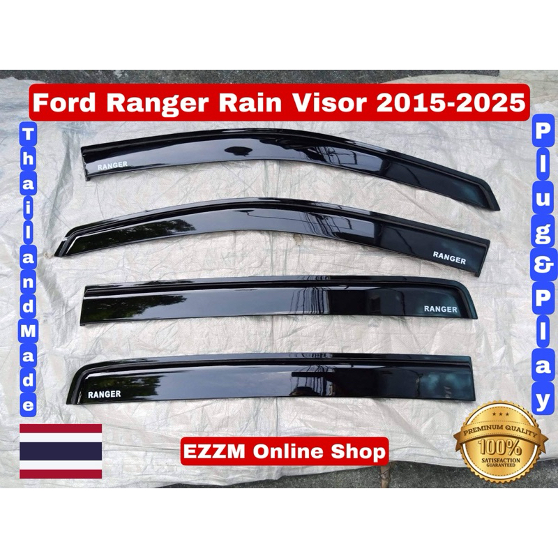 FORD RANGER RAIN VISOR 2015-2025 (THAILAND MADE) | Shopee Philippines