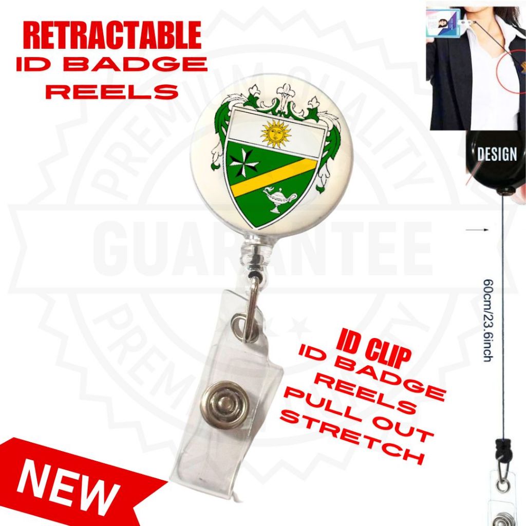 New UST College of Nursing Retractable id badge reels id clip name tag ...