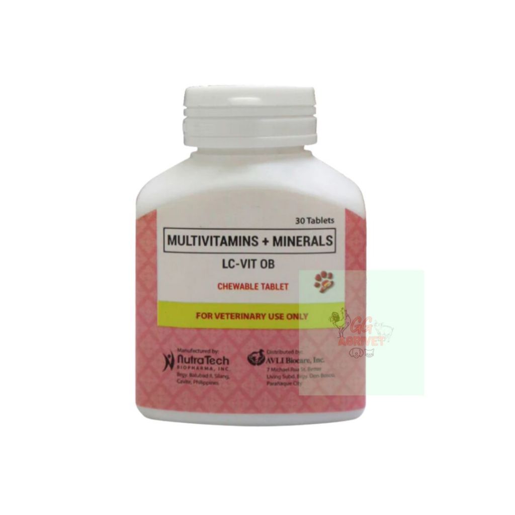 LC Vit OB tablets for Pregnant & Lactating Dogs [LC-Vit OB] | Shopee ...