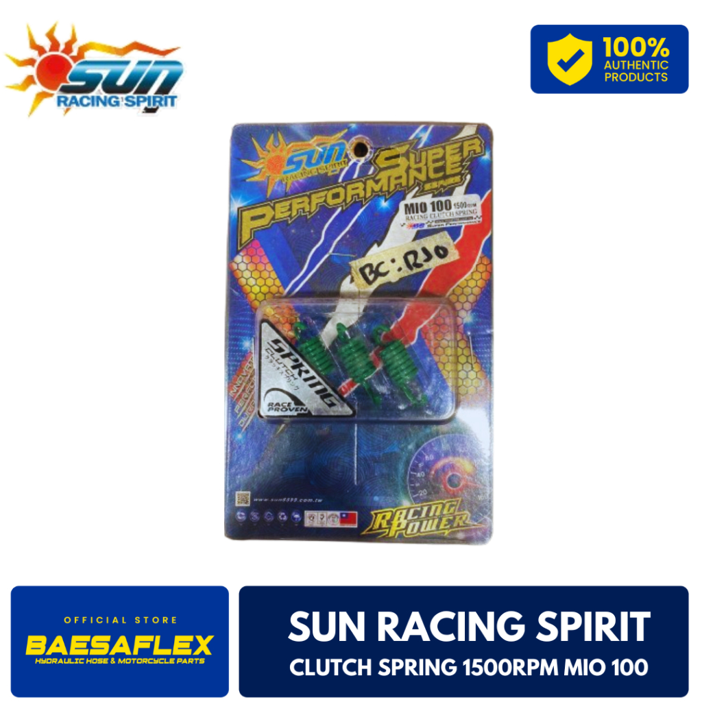 SUN RACING SPIRIT CLUTCH SPRING 1500RPM MIO 100 / SPORTY QR-26958464 ...