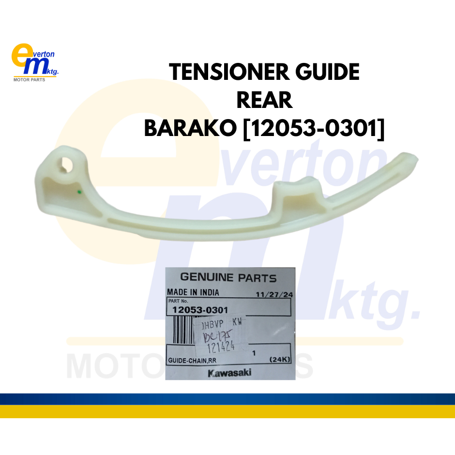 TENSIONER/CHAIN GUIDE REAR BARAKO [12053-0301] KAWASAKI GENUINE ...