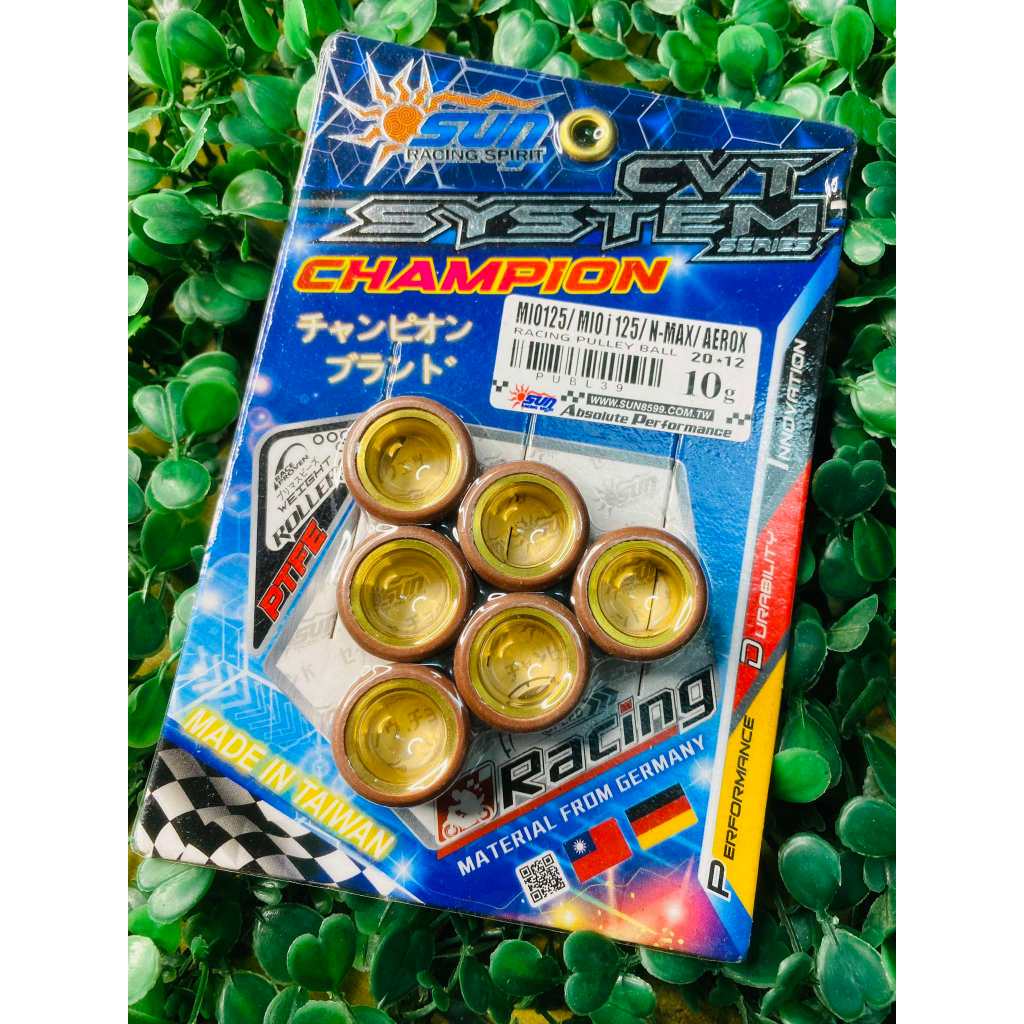 SUN RACING SPIRIT MIO125/MIO i125/N-MAX/AEROX/RACING PULLEY BALL 20*12 ...