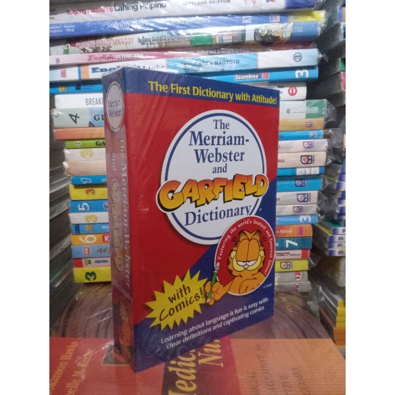 THE MERRIAM WEBSTER AND GARFIELD DICTIONARY (NEW) | Shopee Philippines