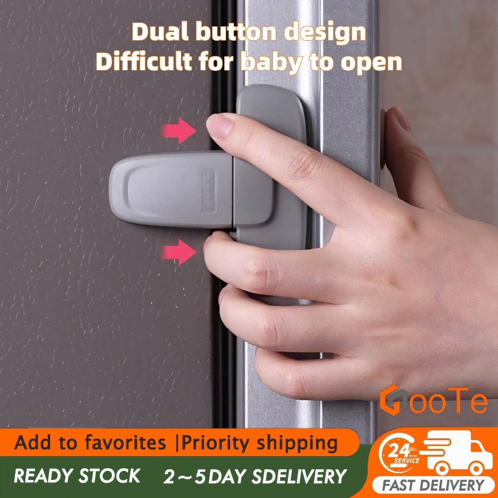 Child Lock Protector Cabinet Fridge Door Lock Door Fastening Buckle T ...