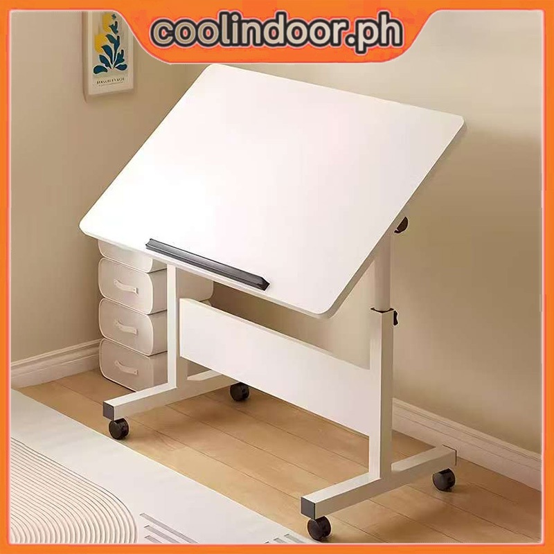 COD Computer Desk Adjustable Laptop Table Foldable Mobile Desk Rotating ...
