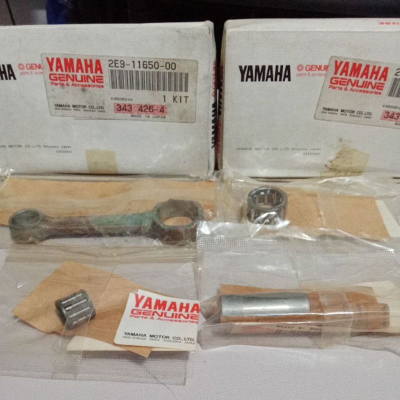 CONNECTING ROD KIT ORIGINAL MADE IN JAPAN FOR YAMAHA JOG 50CC | Shopee ...