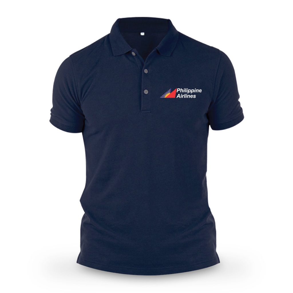 T-Shirt Uomo Philippine Airlines Logo Vintage – Maglietta Viaggio Filippine Celeste