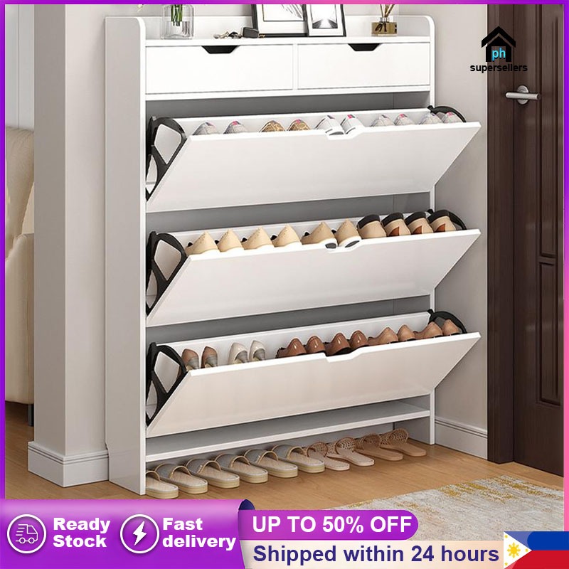 Multifunctional shoe cabinet shoe rack large capacity multi-layer shoe ...