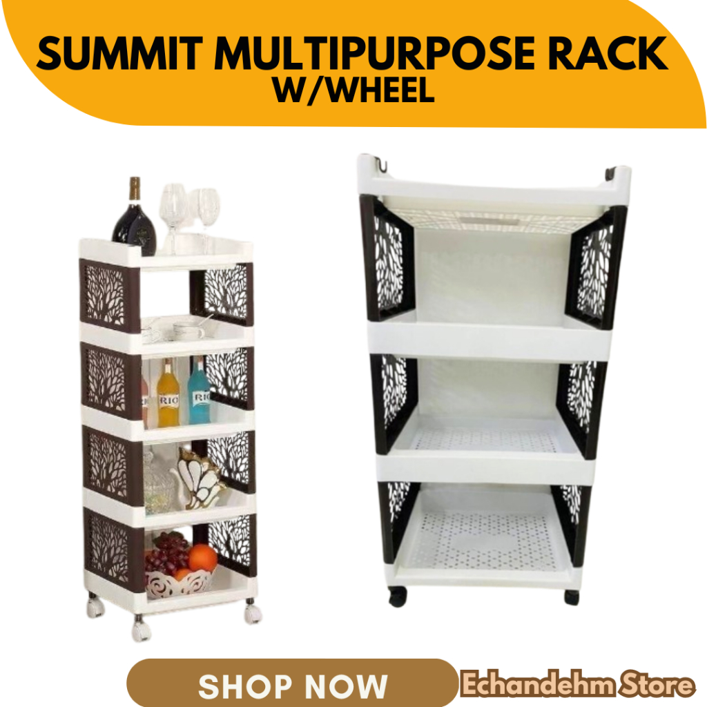 SUMMIT Multipurpose Jumbo Storage Rack – Strong Plastic Utility & Shoe ...