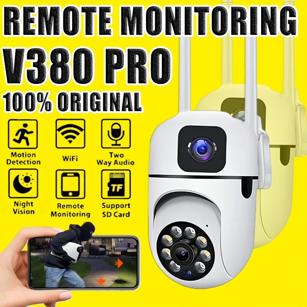 BUY 1 TAKE 1 V380 Pro 100% Original CCTV Camera 1080P HD Dual Lens 360 ...