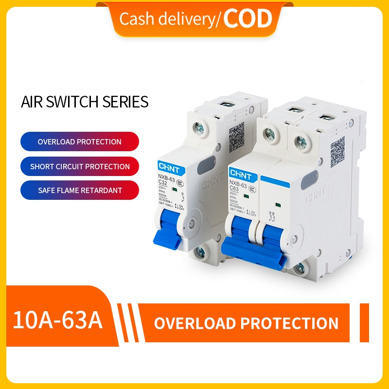 1P/2P NXB-C63 Mini Circuit Breaker 6A-63A | Flame-Retardant Overload ...