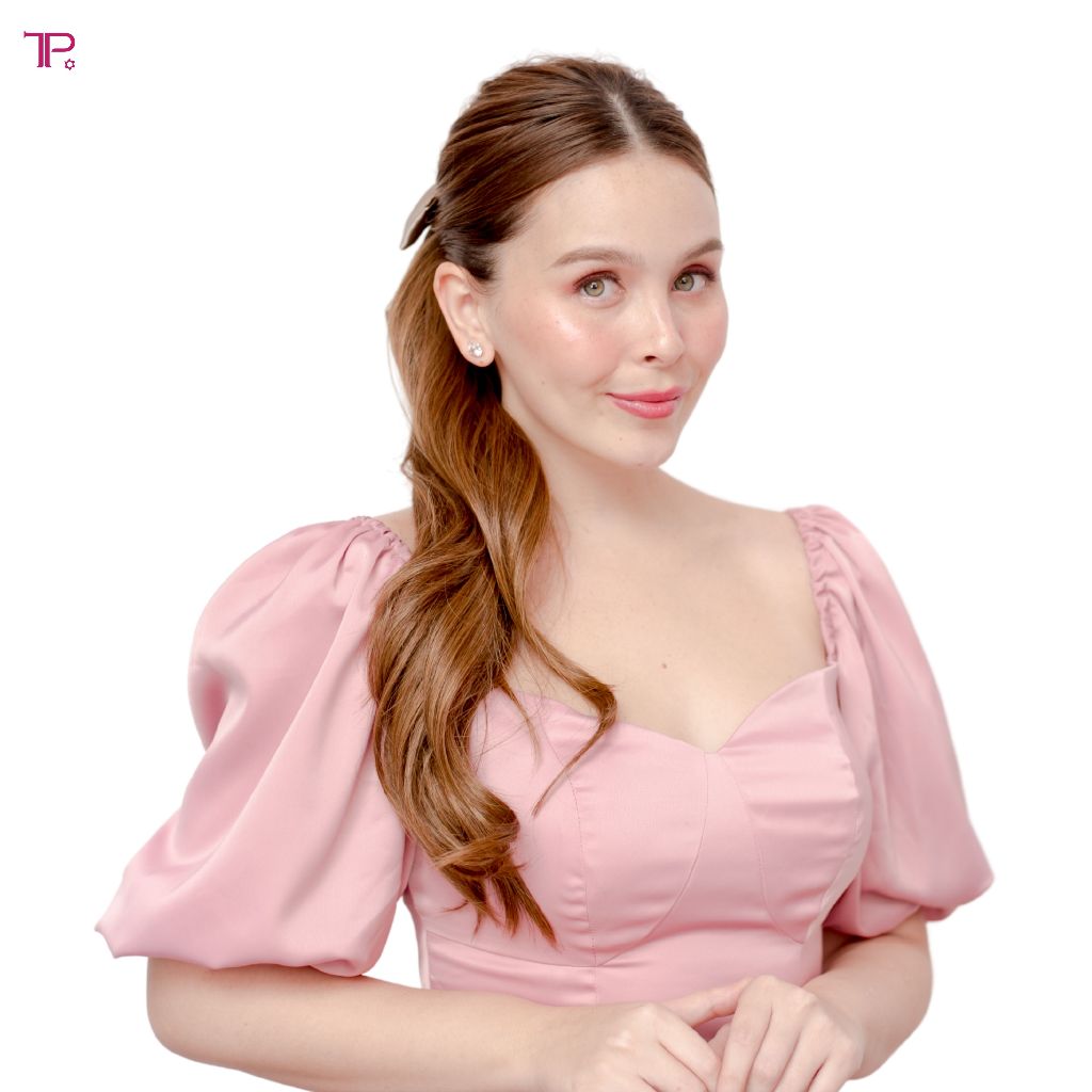 TOKYO POSH MADISON PONYTAIL IN CHAMPAGNE RIBBON Ponytail Hair Extension ...