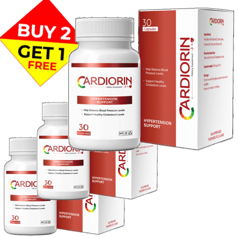 Cardiorin 30 Capsules Heart Health Blood Pressure Regulator | Shopee ...