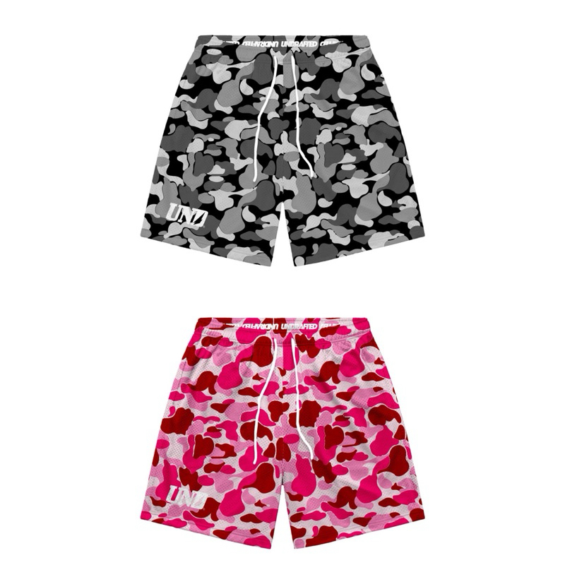 UNDRAFTED “ Camou Baggy Mesh Shorts “ | GV Closet : On-hand | Shopee ...