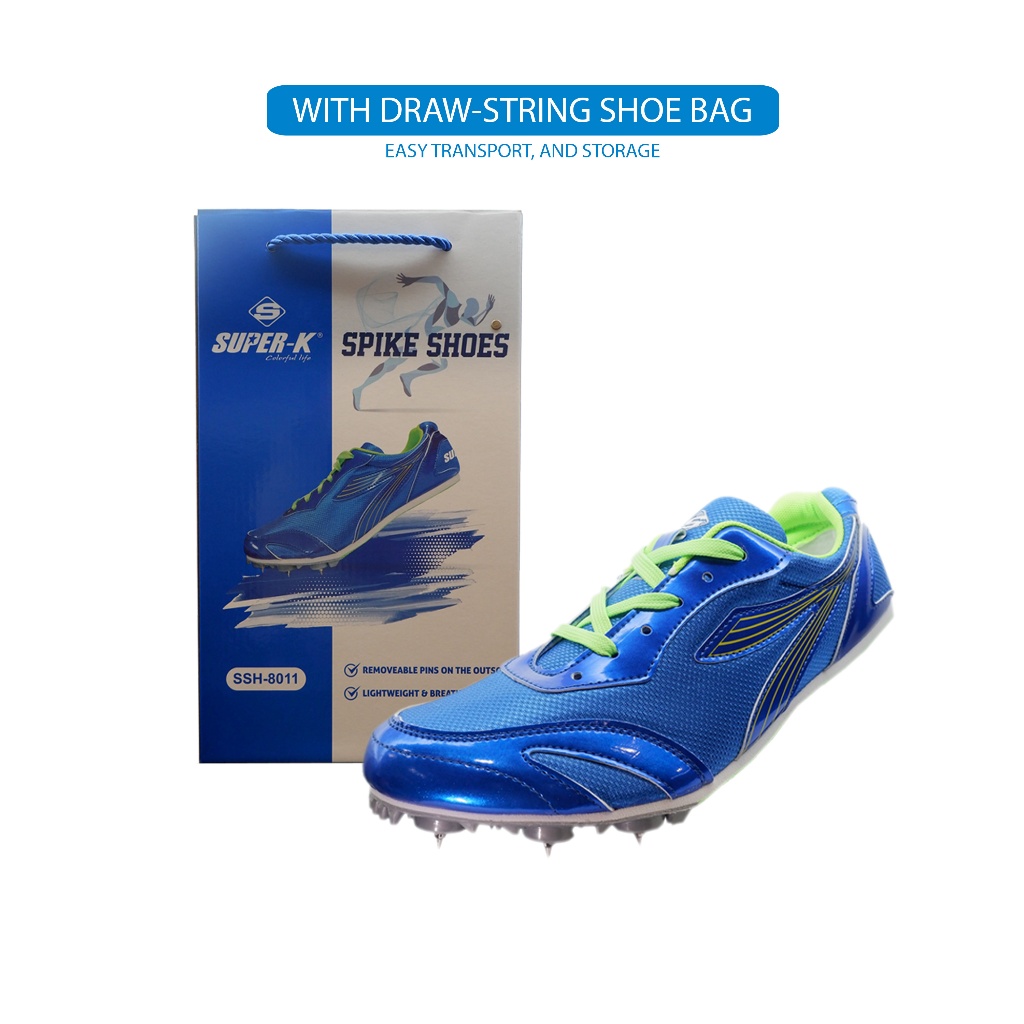 Super-K | Spike Shoes with removable Outsole Pins (SSH-8011) | Shopee ...