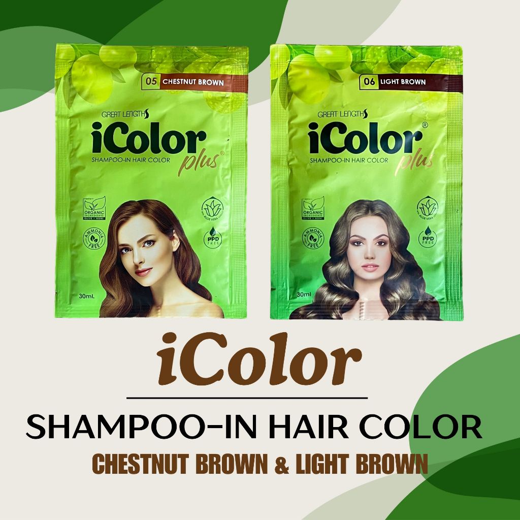iColor Shampoo-In Hair Color Plus 30ml | Shopee Philippines