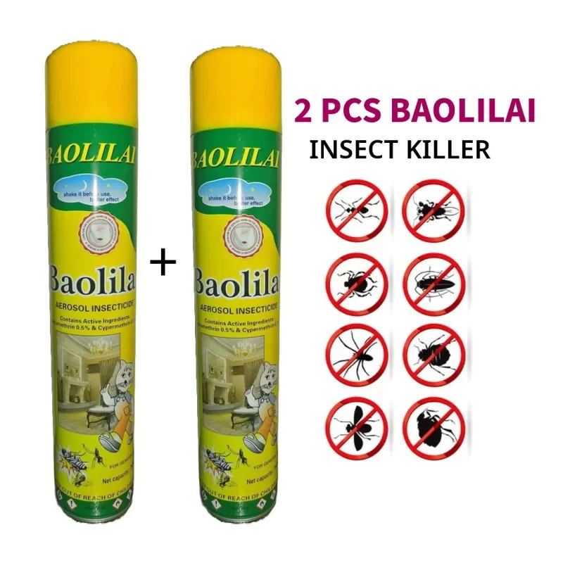 BUY 1 TAKE 1 BAOLILAI AEROSOL INSECT REPELLANT 750ML | Shopee Philippines