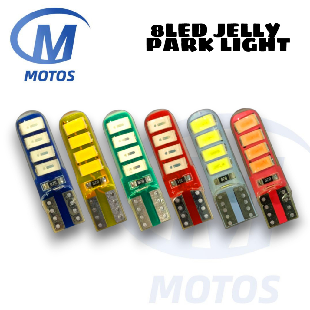 MOTOSPH MOTORCYCLE 1PAIR 8LED JELLY PARK LIGHT 12V | Shopee Philippines