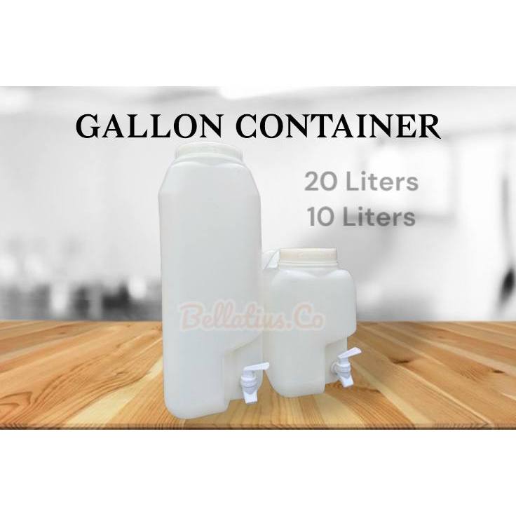 Pure White - Water Gallon Container 20L & 10L | Shopee Philippines