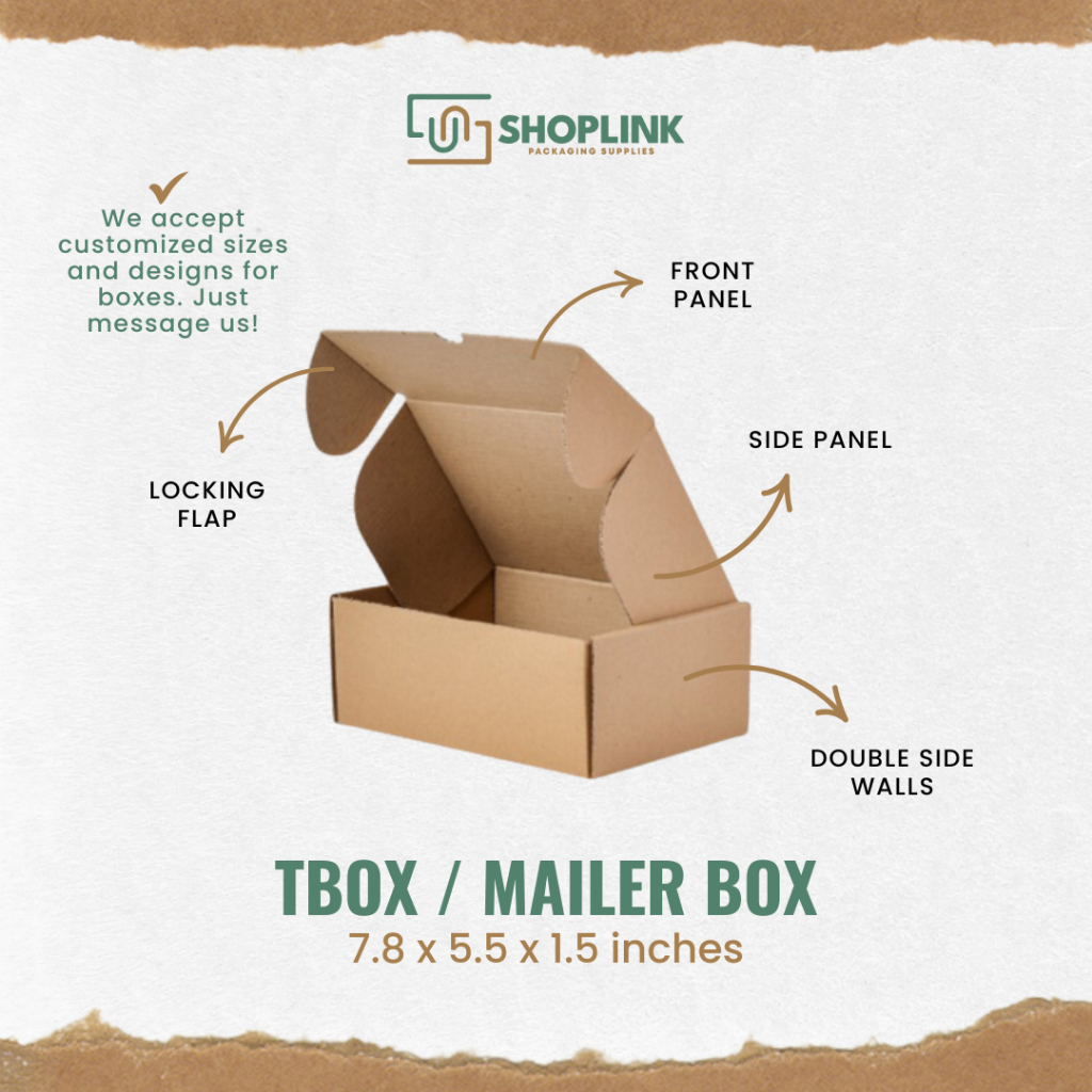 Mailer Box | Tbox | Corrugated Packaging | Gift Box | Brown Kraft | No ...