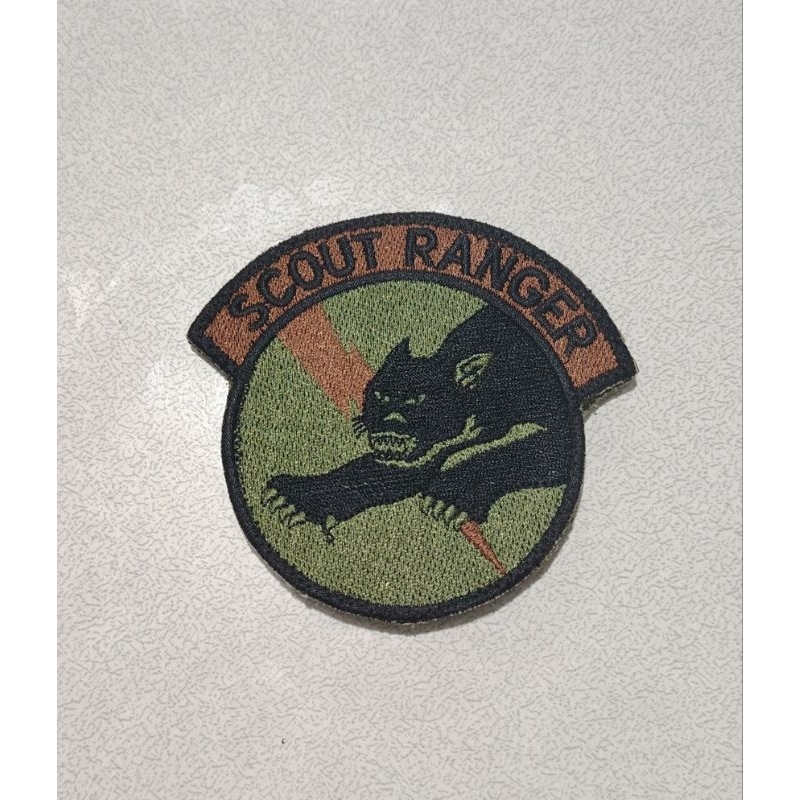 SCOUT RANGER PATCH (COLORED/SUBDUED) EMBROIDERED PATCH W/VELCRO ...