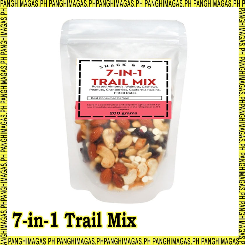 7 in 1 Trail Mix - Mixed Nuts and Fruits (100g - 200g) | Shopee Philippines