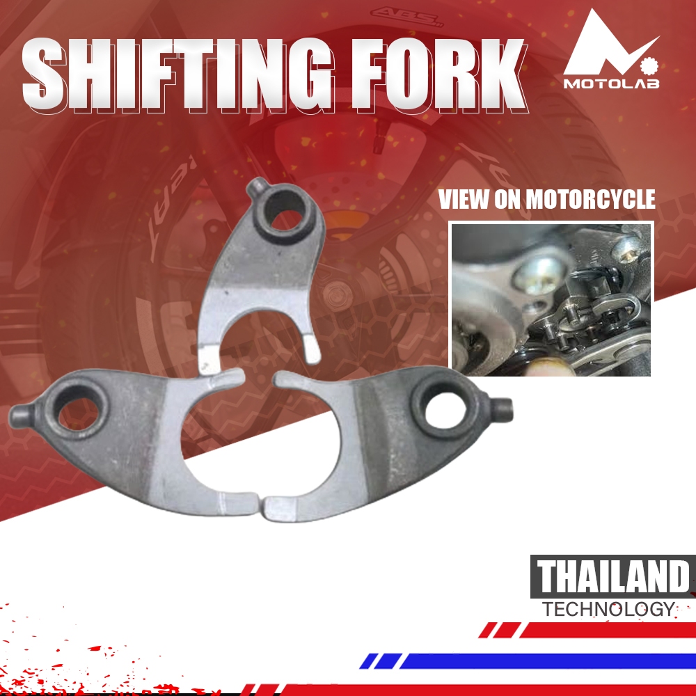 MOTOLAB MOTORCYCLE SHIFTING FORK FOR TMX125/155, XRM/WAVE100 HIGH ...