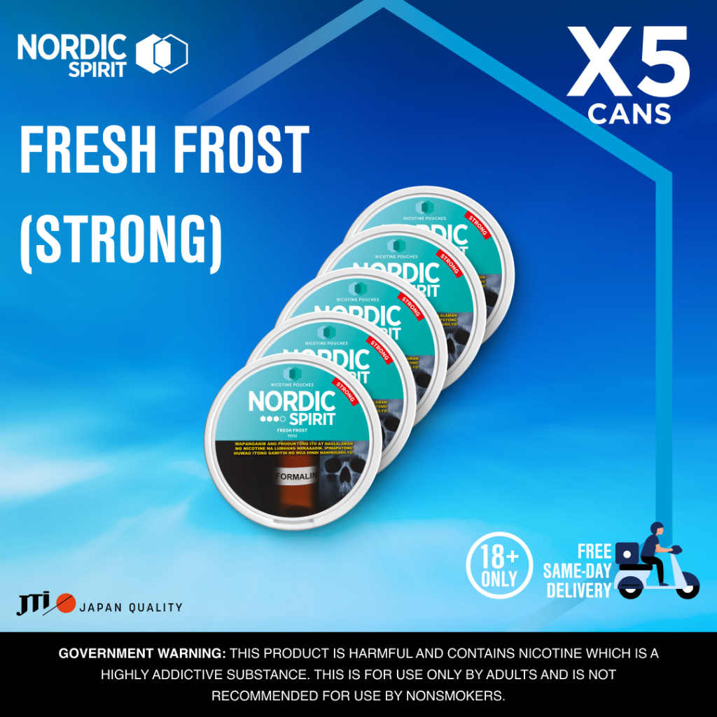 Nordic Spirit Fresh Frost Strong Nicotine Pouch (5-Can Bundle Australia