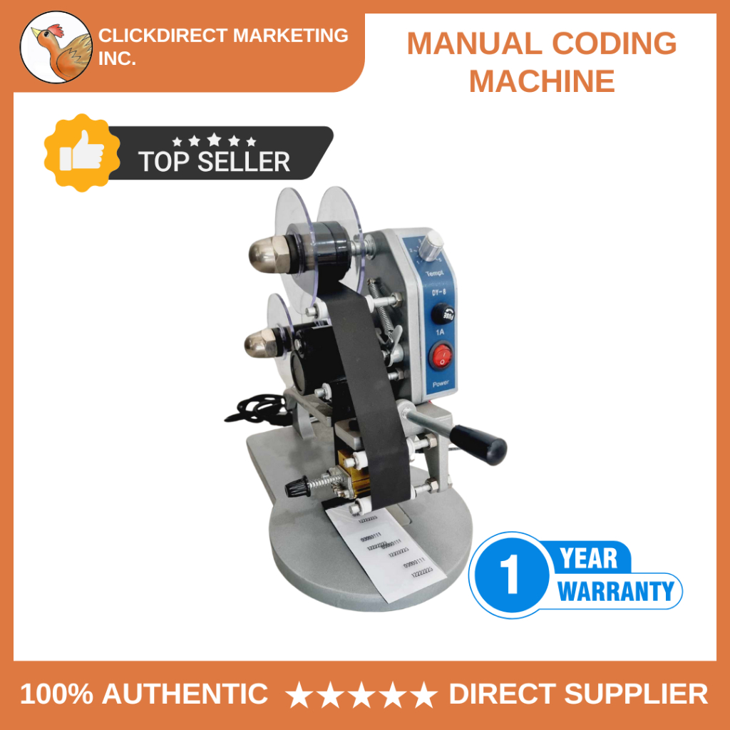 DY8 Hot Stamp Manual Coding Machine for Batch Code Production and ...