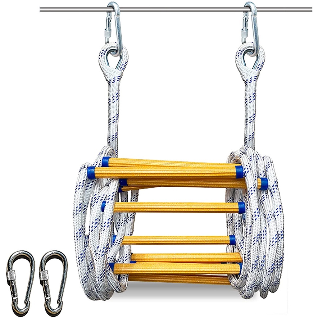 Length 3M/5M/10M Fire Escape Rope Ladder Household Inspection Resin ...