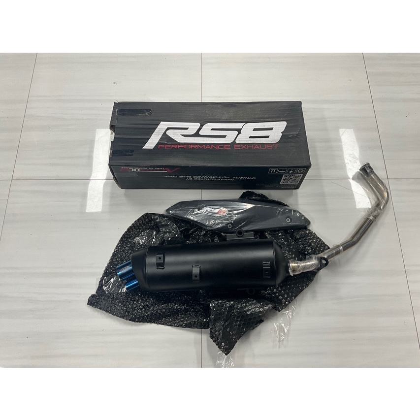 RS8 DC8 SILENT POWER PIPE CLICK125/150 PERFORMANCE EXHAUST | Shopee ...