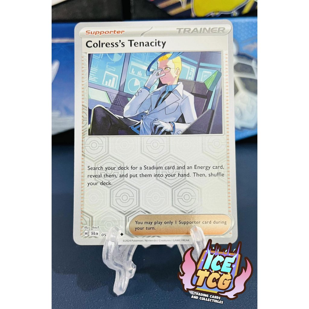 Colress's Tenacity - 057/064 - Regular and Reverse Holo Uncommon (SFA ...