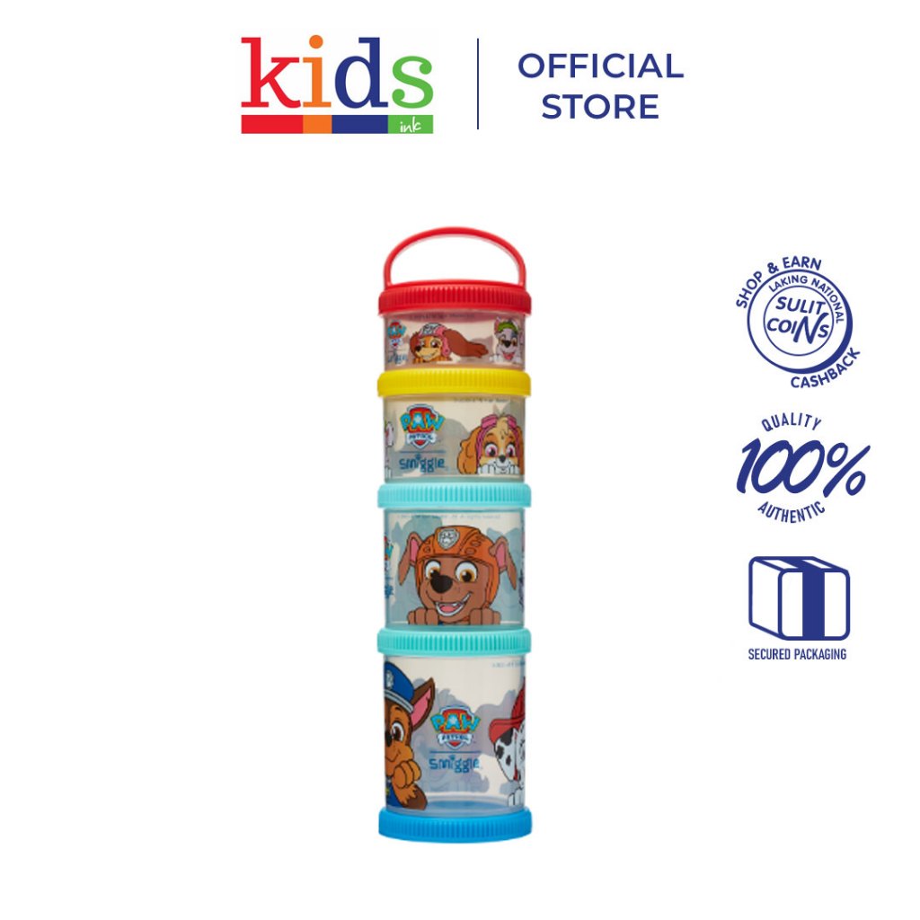 SMIGGLE SNACK & STOCK CONTANERS PAW PATROL - Kids Ink | Shopee Philippines