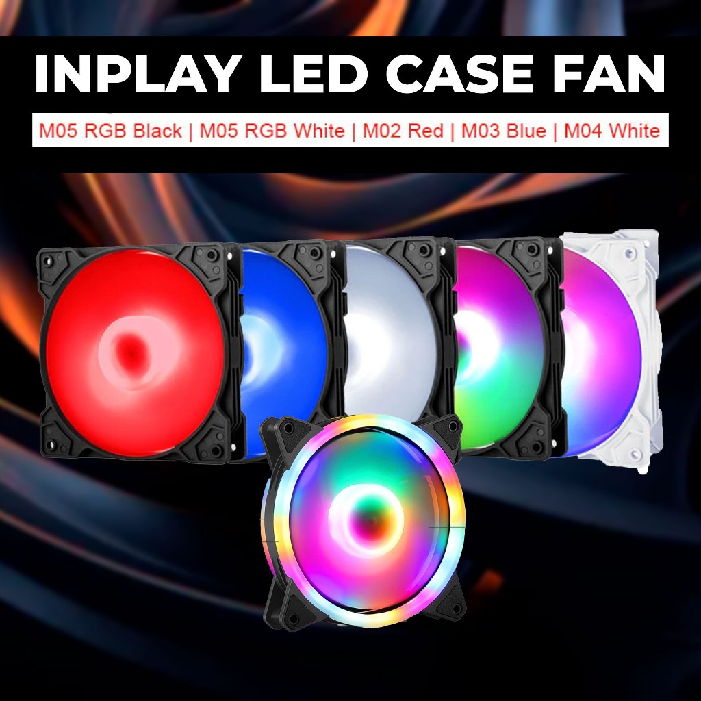 RYOMISEPH_INPLAY M02/M03/M05120MM CPU COOLER FAN COMPUTER CASE FAN ...