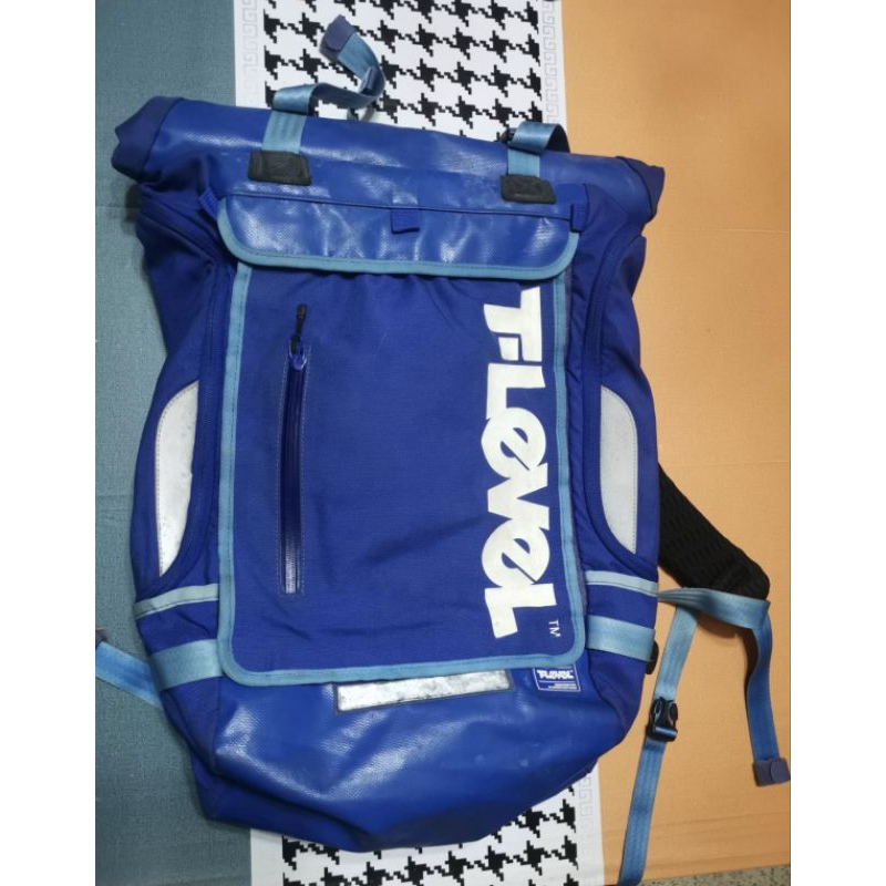 T-Level Rolltop backpack blue | Shopee Philippines