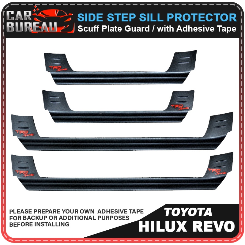 Toyota Hilux Revo and Conquest 2016 to 2025 Side Step Sill Side ...