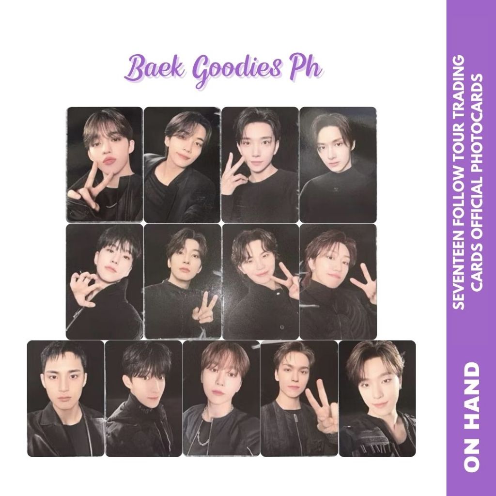 Seventeen Follow Again Official Trading Cards | Shopee Philippines