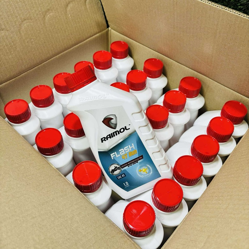 RAIMOL FLASH 4T RUN SAE40 MOTORCYCLE OIL 1.0Lx24 | Shopee Philippines