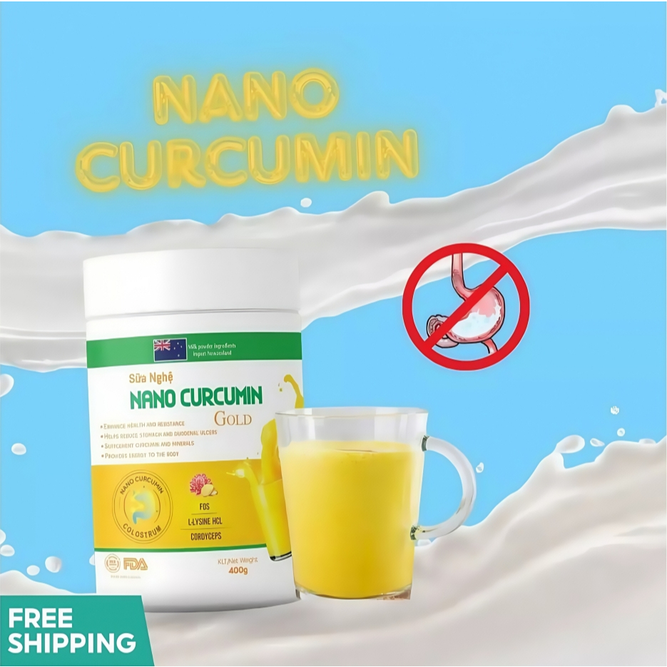Nano Curcumin Gold 400g/Can | Stomach Problem Gerd Ulcer Acid Reflux ...