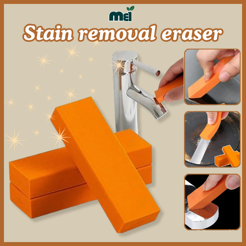 5PCS Easy Limescale Eraser Bathroom Glass Rust Remover Rubber Eraser ...