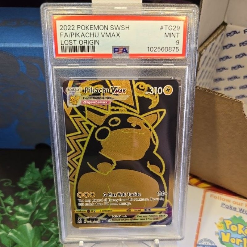 PSA 9 - Pikachu VMAX TG29/TG30 - SWSH Lost Origin - Pokemon Graded ...