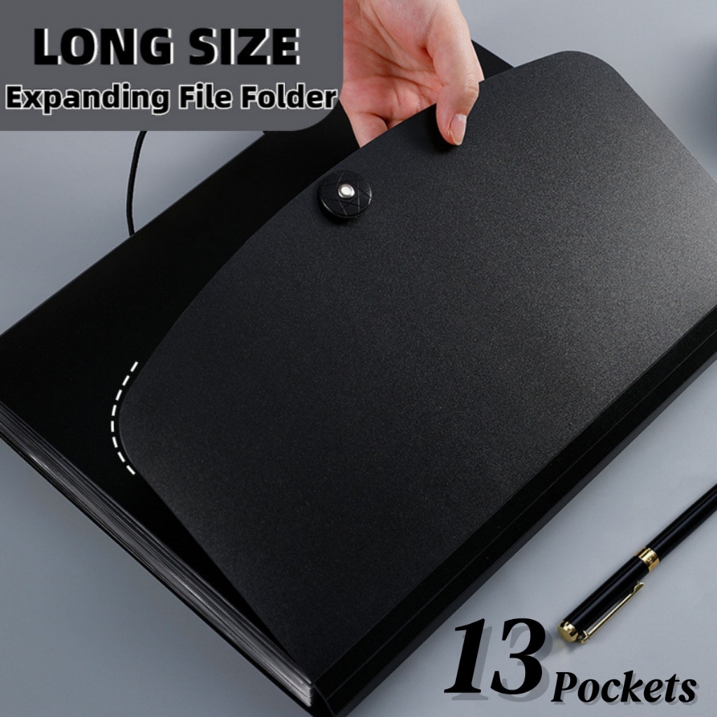Long Expanding File Folder Document Organizer Paper Organizer Storage ...