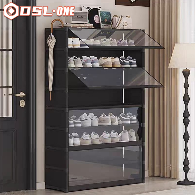 Tier Heavy Duty Shoe Rack for Home/Dorm - Transparent Multi-Layer Shoe ...