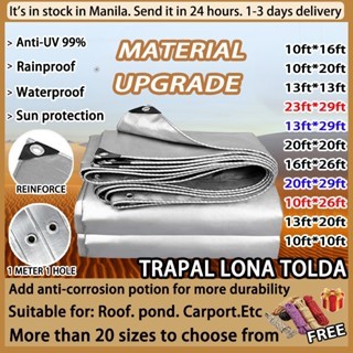 Multiple Sizes Thickening Waterproof Makapal Tarpaulin Trapal Tolda ...