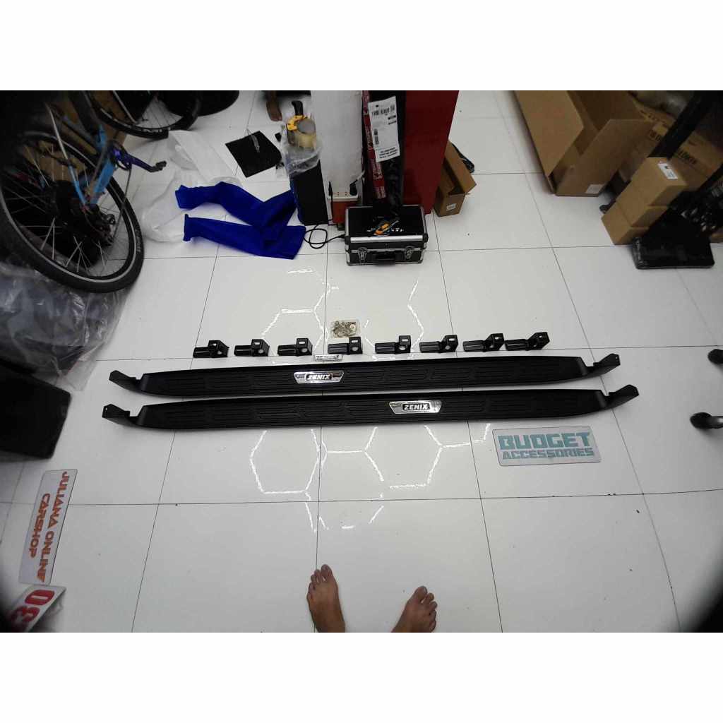 Black Stepboard Running Board for Toyota Innova Zenix 2023 | Shopee ...