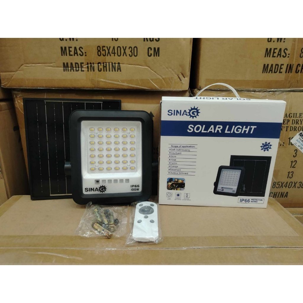 Buy 1 Take 1 Solar Flood Light abs Plastic Sinag Optic 100W 200W 300W ...