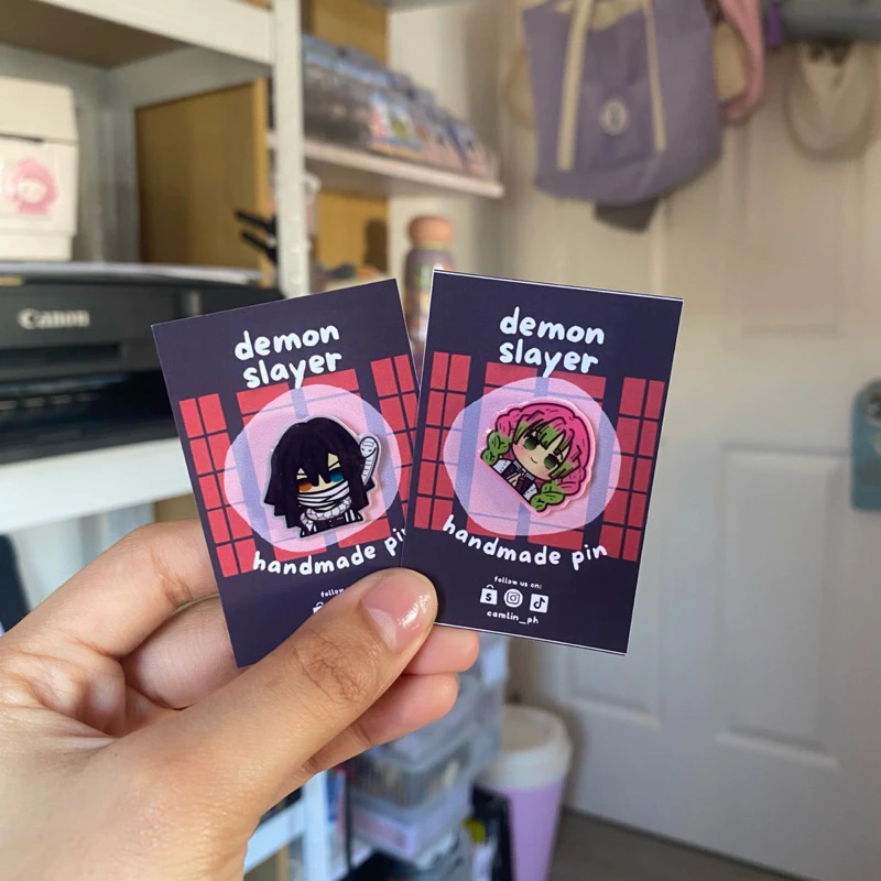 Demon Slayer Handmade Pins – Chibi Edition!
