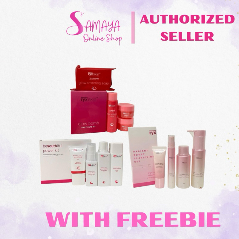 RYX POWER KIT | RADIANT BOOST | PORECARE | HYDRAGLOW MINIS | GLOWBOMB ...