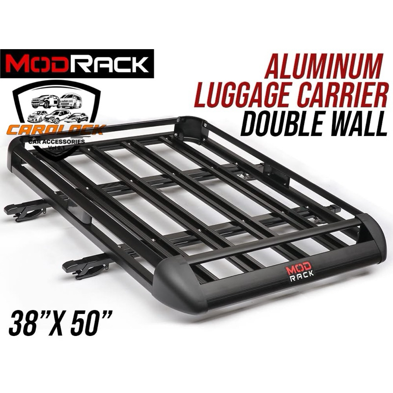 Car Universal Roof Rack Luggage Carrier Double Wall Free Cross Bar