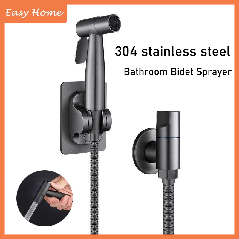 304 Stainless Steel Bidet Spray Set 3In1 Bathroom Hand Held Shower ...